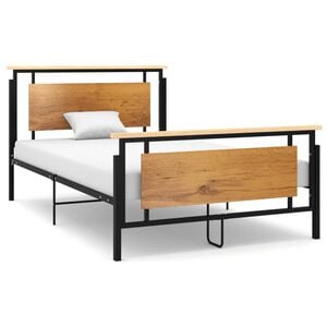 vidaXL Estrutura de cama 120x200 cm metal