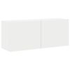 vidaXL M&oacute;vel de parede para TV 100x30x41 cm branco