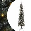 vidaXL &Aacute;rvore de Natal Artificial Verde 210 cm PVC, Pl&aacute;stico e A&ccedil;o