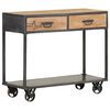 vidaXL Mesa consola 90x35x74 cm madeira recuperada maci&ccedil;a