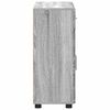 vidaXL Buffet Cinza Sonoma 88,5 x 30,5 x 73 cm Madeira processada