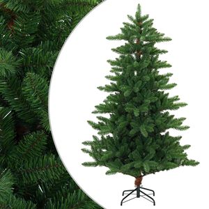 vidaXL &Aacute;rvore de Natal Artificial 120 cm PVC e Metal Verde