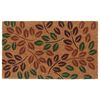 vidaXL Tapete de porta 45x75 cm fibra de coco tufada natural
