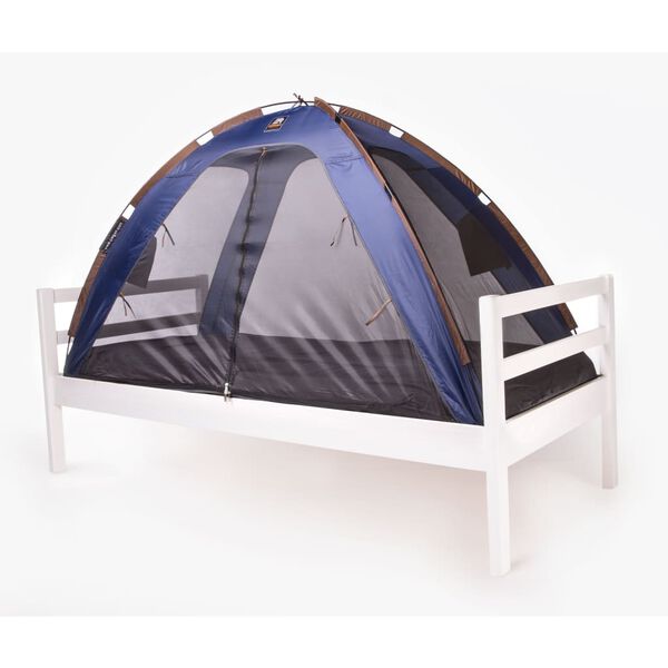 DERYAN Tenda para cama &agrave; prova de mosquitos 200x90x110 cm azul