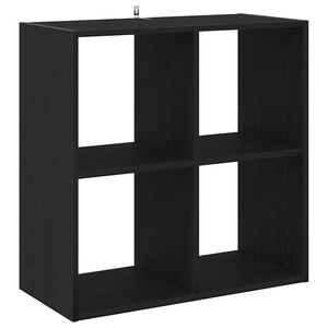 vidaXL Estante Carvalho Preto 68,5 x 32 x 68,5 cm
