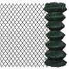 vidaXL Cerca de arame 1x25 m a&ccedil;o verde