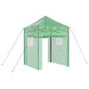 vidaXL Estufa com Estrutura Pop-up Verde 200 x 200 x 300 cm Ferro