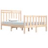 vidaXL Estrutura de cama pequena casal 120x190 cm pinho maciço