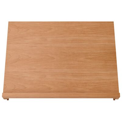 vidaXL Cavalete de mesa 65x48x7 cm madeira de faia maciça