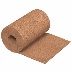 vidaXL Rolo de corti&ccedil;a Castanho 500 x 50 x 0,8 cm Corti&ccedil;a