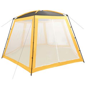 vidaXL Tenda para piscina 500x433x250 cm tecido amarelo