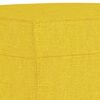 vidaXL 3 pcs conjunto de sof&aacute;s com almofadas tecido amarelo-claro
