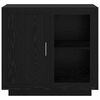 vidaXL Buffet Carvalho Preto 80 x 40 x 75 cm Madeira processada