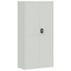 vidaXL Arquivador 90x40x180 cm a&ccedil;o cinzento-claro
