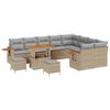 vidaXL Conjunto de Sof&aacute; de Jardim 13 unid. 9-N&uacute;mero de lugares