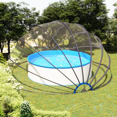 vidaXL Cúpula de piscina 559x275 cm