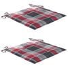 vidaXL Cadeiras de jardim dobr&aacute;veis c/ almofad&otilde;es 2 pcs ac&aacute;cia maci&ccedil;a