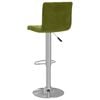 vidaXL Bancos de bar 2 pcs veludo verde-claro