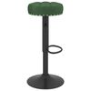 vidaXL Bancos de bar 2 pcs veludo verde-escuro
