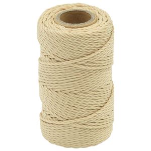 vidaXL Corda de Barco 2 mm 25 m Natural