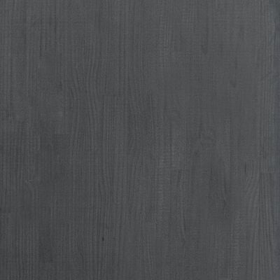 vidaXL Estante alta 80x30x210 cm madeira de pinho maciça cinzento