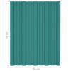 vidaXL Painel de telhado 12 pcs Verde 60 x 45 cm A&ccedil;o galvanizado