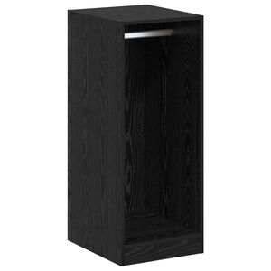 vidaXL Guarda-roupa Carvalho Preto 41 x 48 x 102 cm
