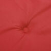 vidaXL Almofad&otilde;es p/ cadeiras jardim 6pcs 40x40x4 cm oxford vermelho