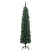 vidaXL &Aacute;rvore de Natal Artificial Verde 210 cm PVC e A&ccedil;o e Pl&aacute;stico