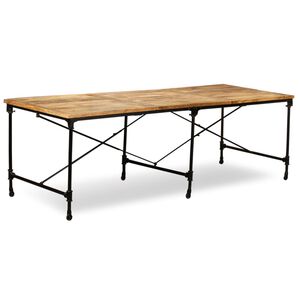 vidaXL Mesa de jantar madeira de mangueira maci&ccedil;a 240 cm