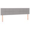 vidaXL Cama boxspring com colch&atilde;o 120x190 cm tecido cinzento-claro
