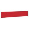 vidaXL Toldo lateral retr&aacute;til para p&aacute;tio 117x600 cm vermelho