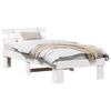vidaXL Estrutura da Cama com cabeceira Branco 100 x 200 cm