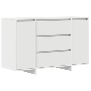 vidaXL Buffet com gaveta Branco 120 x 41 x 75 cm Madeira processada