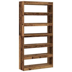 vidaXL Gabinete de Livros 6 n&iacute;veis 100 x 30 x 198 cm