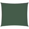 vidaXL Para-sol vela tecido oxford retangular 2x2,5 m verde-escuro