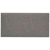 vidaXL Cabeceira de Parede 12 pcs Cinzento-claro 30 x 15 cm tecido