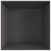 vidaXL Fire Pit Preto 80 x 80 x 40 cm A&ccedil;o