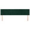 vidaXL Cabeceiras verde-escuro 160x5x78/88 cm veludo