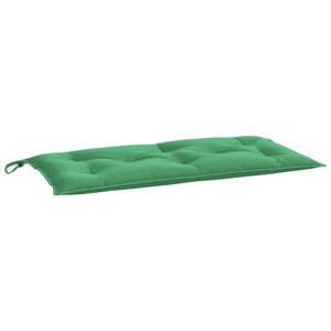 vidaXL Almofad&atilde;o p/ banco de jardim 100x50x7cm tecido oxford verde