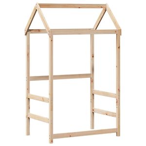 vidaXL Telhado de cama infantil 118x70x176,5cm madeira de pinho maci&ccedil;a