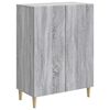 vidaXL Buffet Sonoma Cinzento 66 x 34,5 x 90 cm Derivados de Madeira