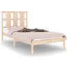 vidaXL Estrutura de cama solteiro 90x190 cm madeira maci&ccedil;a