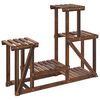 vidaXL Suporte de plantas 90x25x73,5 cm madeira de abeto maci&ccedil;a
