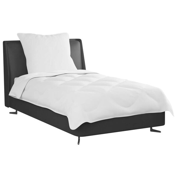 vidaXL Conjunto de Edredom com travesseiro 2 pcs Branco Microfibra