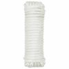 vidaXL Corda de Barco 9 m 2 Branco Poli&eacute;ster