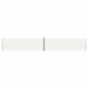 vidaXL Toldo lateral retr&aacute;til 160x1000 cm cor creme