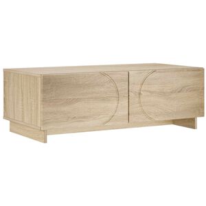 vidaXL Mesa de centro Carvalho Sonoma 102 x 50,5 x 35 cm