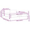 vidaXL Estrutura de cama otomana com colch&atilde;o 180x200 cm cinzento claro