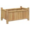 vidaXL Vaso/floreira de jardim 50x30x25 cm bambu